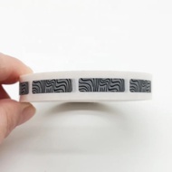 6*22mm Zebra Scratch Off Labels Rectangle Shape Anti-counterfeit Label Scratch off Sticker Roll