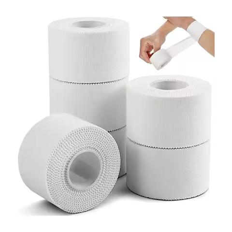 1Pcs Professional Athletic Trainer Tape Non-stick Easy Tear Sport Strapping Tape for Sports First Ai