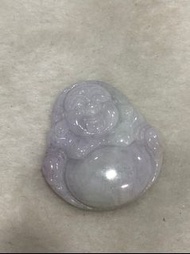 翡翠彌勒佛 紫羅蘭 冰細糯飄綠花 玉帶紫 懂貨懂價在買 不懂可以去比價看看