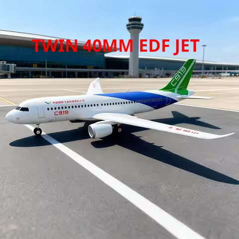 XFly Double 40mm C919 Twinliner 4S Electric Ducted Simulate Passenger Aircraft Model Aircraft Remote