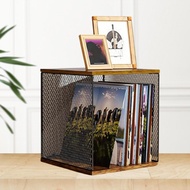 [mojotorw7] Vinyl Record Storage Box Vinyl Record Holder for Books Files Vinyl Records