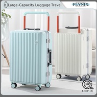 💎Premium Made💎 Aluminum Frame Zipperless Luggage Bag Travel Draw Bar Luggage Cabin Suitcase Bagasi K