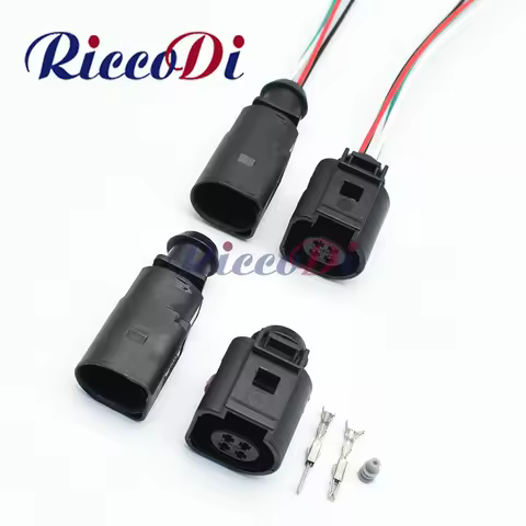 1 Kit 4 Hole 4B0 973 812 4B0973812 4B0 973 712 Automotive Male Female 1.5mm Water Temperature Sensor