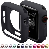 Soft Silicone Case For Apple Watch 45mm 41mm 42mm 38mm 40mm 44mm Protection Shell Cover For iWatch S