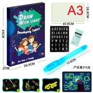 3D Magic Drawing Pad 3D Drawing Board Children's LED Stereo Drawing Board Children's Drawing Toys