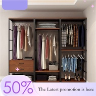 Open Wardrobe Combined Type Wardrobe Waterproof Large Capacity Wardrobe Cabinet Open Concept Wardrob