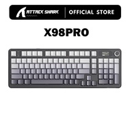 ATTACK SHARK X98PRO Wireless Mechanical Keyboard Gasket Hot Swappable Side Printed PBT Keycaps Mecha