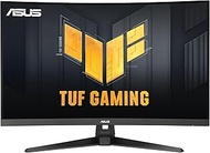 ASUS TUF Gaming Monitor 31.5 inch 1440P Curved HDR (VG32WQ3B) - QHD (2560 x 1440), 180Hz, 0.5ms, 150