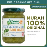 Artigiana Genovese Organic Vegan Pesto With Tofu 130 Gr