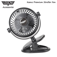 Keenz Premium 2-in-1 Stroller Fan (Black)