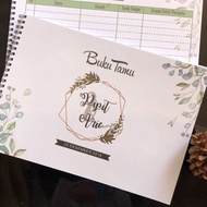 GUEST BOOK / GUEST BOOK / DAFTAR GUEST / WEDDING / WEDDING / NIKAH / CUSTOM READY GUEST BOOK