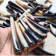 once pipa pipo rokok kayu kelor hitam bukan gading panjang 7 cm
