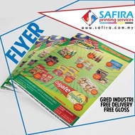 Flyer Printing Poster Card Leaflet Risalah Printing A6 A5 A4 Percetakan Kertas Flyer Printing Flyer 