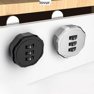 Love Combination Lock, Zinc Alloy Digital Combination Lock 3 Anti-theft Drawer Suitable for Furnitur