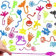 Creative Trick Elastic Telescopic Palm Wall Sticking Toy/ Halloween Ghost Hand Window Climbing Prop/