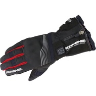KOMINE EK-201 12V Electric Heated Motorcycle Gloves – Solid Black (Available in XS and M)