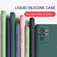 Xiaomi Redmi Note 10 Pro Note10 Liquid Silicone Soft Phone Case Protection Couple Casing Back Shockproof Cover For Xiomi Redmi Note10