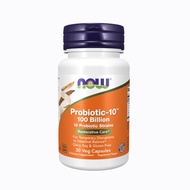 NOW Supplements, Probiotic-10™, 100 Billion, with 10 Probiotic Strains,Dairy, Soy and Gluten Free, Strain Verified, 30 V
