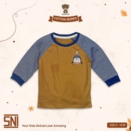 Bearhug Baby Boy Reglan Long Sleeve T-Shirt Top XNG4 Premium Embroidery Cotton Series 6-18 Months