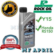 Rock Oil Semi-Synthetic Motorcycle 15w50 Engine Oil For LC135 / Y15
