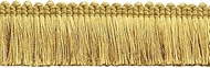 1 1/2" Long (3.5cm) Basic Trim Collection Brush Fringe Trim (0150SB) Dark Gold #C4 (Dark Yellow Gold