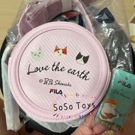‼️包順豐智能櫃‼️全新FILA x PePe Shimada粉色圓形斜孭袋