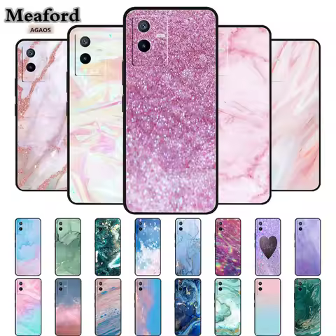 Phone Case for vivo iQOO Z6x Luxury Original Fashion Protective Back Cover TPU Soft Silicone for viv