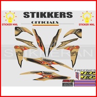 ✌ ✙ ❁ HONDA CLICK 125 V2 VARIO FIRE TRIBAL BIG DECALS FIRE