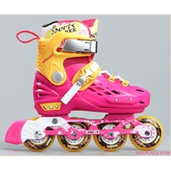 [Free Protection] High Quality Children's Roller Skates, Glowing 4-Wheel Roller Skates