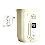 Hegen Compatible Portable USB Rectangular Milk Bottle Warmer for Travelling Portable Bottle Warmer T