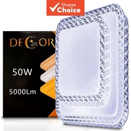 LED Ceiling Light Fixture, Surface Mount, Crystal Effect, Starry Sky, 3 Colors, Bivolt, Infinite Edg