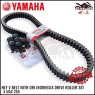 100% ORIGINAL HONG LEONG YAMAHA X MAX 250 XMAX250 V1-V2 B5X V BELT TIMING BELT WITH ORI INDONESIA DR