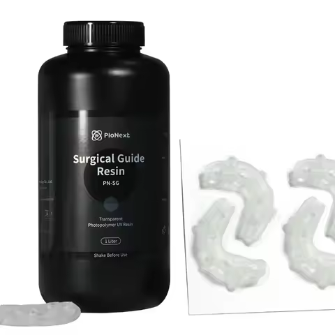 1000g A1/A2 High Precision High Flexurals Strength Transparent Surgicals Guide Resins for Lab 3D Pri