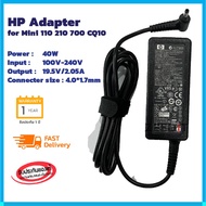 HP Adapter อะแดปเตอร์ โน้ตบุ๊ค HP Mini 110 210 700 CQ10 19.5V/2.05A 40W 4.0*1.7mm ของแท้ (hp008)