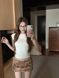 Korean Dress💟เสื้อยืดผู้หญิง🎁เสื้อทรงเข้ารูปพอดีตัว เสื้อยืดคอกลม แขนสั้นโบว์