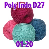 Poly Indo Knitting Yarn D27 Shiny / Polyester Yarn - PART 1