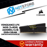 CORSAIR VENGEANCE LPX 16GB (2x8GB) DDR4 3600Mhz C18 Memory Ram CMK16GX4M2D3600C18
