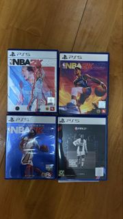 PS5 NBA 2K22, 2K23, 2K21, FIFA 21 遊戲全部