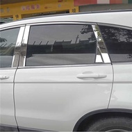 Dedicated to Honda 27-2011CRV Center Column Sequins Stainless Steel Window Column Decoration Accesso