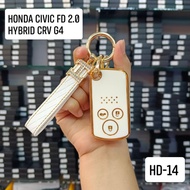 Honda Car Key Case For CRV G4 Civic FB 2.0 3-Button Type 3-Button