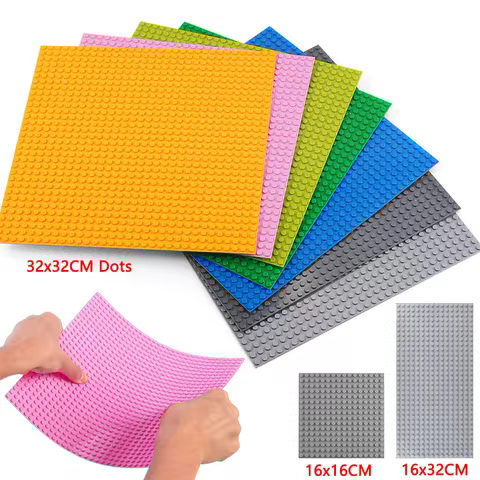 Classic Baseplate 32x32 Dots Building Blocks Bricks Base Plates DIY Plastic Board Building Blocks Ba