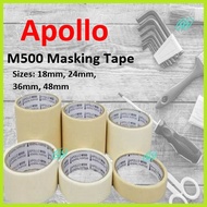 Apollo Masking Tape (Box) M500 Premium High Temperature General Purpose 18mm, 24mm, 36mm, 48mm