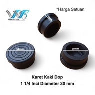 Rubber Feet Dop 1 1/ 4 inch Line Model Diameter 30mm Round Iron Pipe Table Chair Shelf Protector/