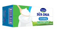 Thùng 24 hộp Sữa chua ăn Vinamilk Love Yogurt Green Farm Có Đường Hộp 100g