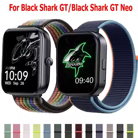 Nylon Strap for Black Shark GT/GT3/GT Neo Band Quick Release Bracelet for Black Shark S1 Pro/A3 Corr