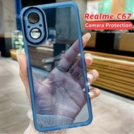 Realme C67 2024 Camera Electroplated Lens Protection Soft Clear Casing For Realme C67 C 67 67C Realm
