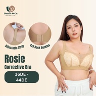 【Dearie & Co】36DE-44DE Rosie Corrective Bra 无钢圈调整型内衣｜改善副乳、外扩、防止下垂｜Supportive, Comfort & Daily Uses