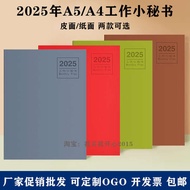 schedule planner 2026 monthly planner Postage 2025 Calendar A4 Work Secretary Plan Notebook Leather 