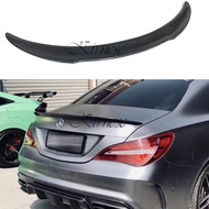 For Mercedes CLA W117 AMG Carbon Spoiler FD Style CLA Class C117 Carbon Fiber Rear Spoiler with Red 