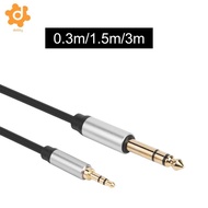 [utruiut0k] 3.5mm to 1/4 inch Stereo Audio Cable Headphone Adapter 3.5 mm 1/8 inch Male to